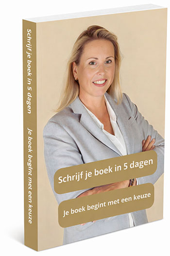 Cover boek schrijf je boek in vijf dagen